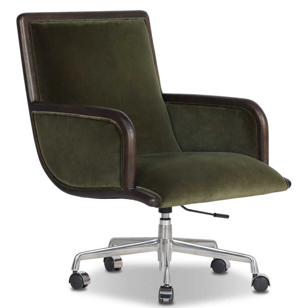 Samford Desk Chair, Surrey Olive by Four Hands-Furniture - Office-High Fashion Home