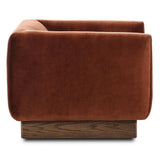 Samir Swivel Chair, Surrey Auburn by Four Hands-Furniture - Chair-High Fashion Home