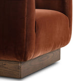 Samir Swivel Chair, Surrey Auburn by Four Hands-Furniture - Chair-High Fashion Home