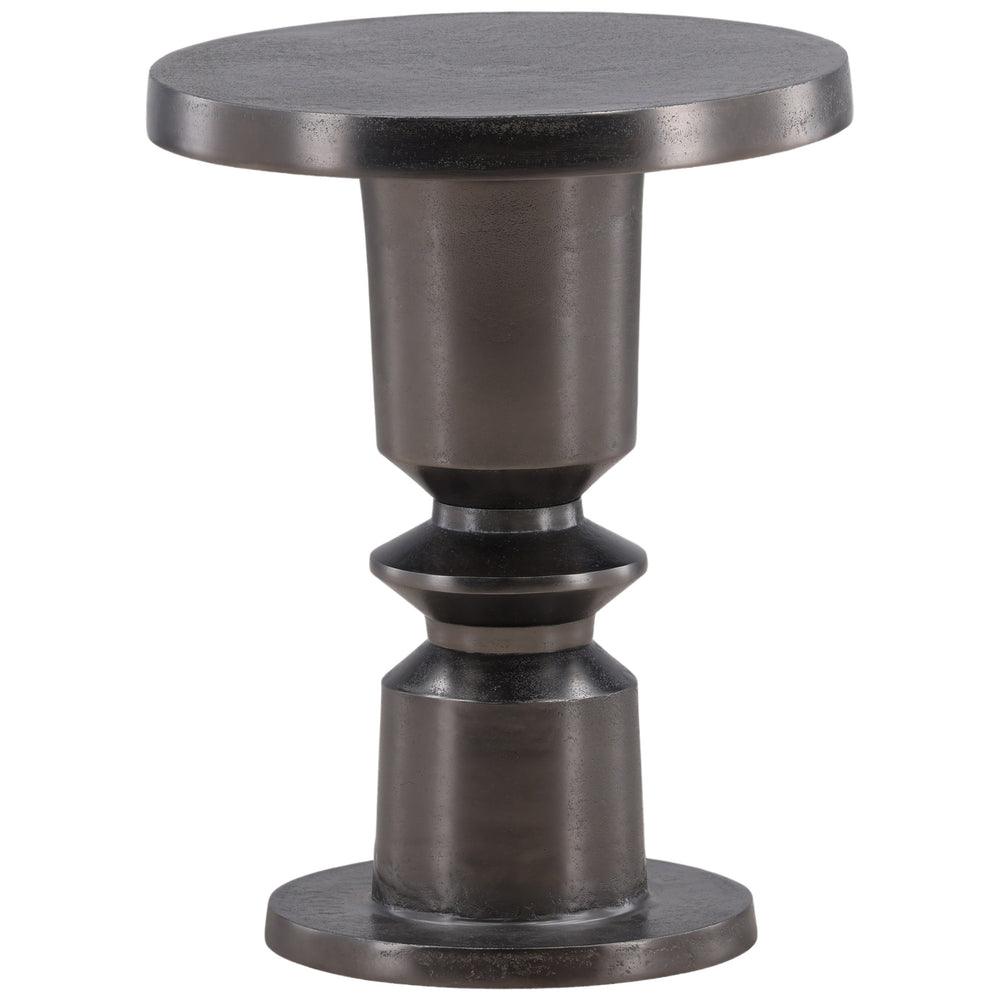 Samira Side Table, Antique Black