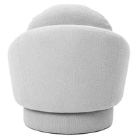 Sammy Swivel Chair, Light Grey