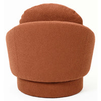 Sammy Swivel Chair, Saffron Red-Furniture - Chairs-High Fashion Home