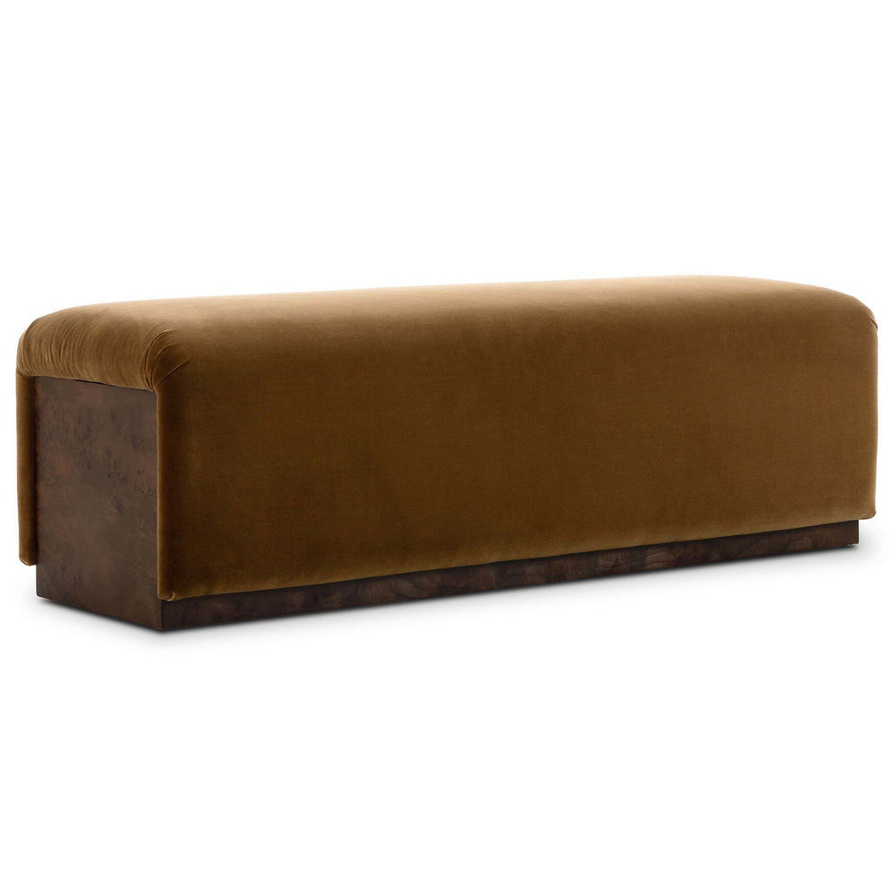 Samsoe Accent Bench, Surrey Ochre by Four Hands-Furniture - Benches-High Fashion Home