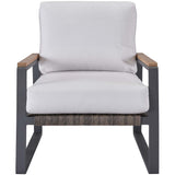 San Clemente Outdoor Chair, Canvas Natural/Carbon-Furniture - Outdoor-High Fashion Home