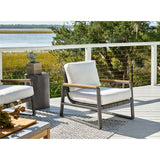 San Clemente Outdoor Chair, Canvas Natural/Carbon-Furniture - Outdoor-High Fashion Home