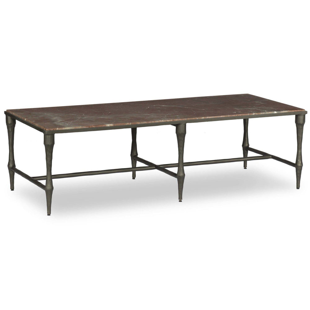 Sandra Coffee Table, Smoke/Russet Marble by Four Hands-Furniture - Accent Tables-High Fashion Home