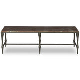 Sandra Coffee Table, Smoke/Russet Marble by Four Hands-Furniture - Accent Tables-High Fashion Home