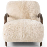 Sandro Chair, Champagne Mongolian Fur by Four Hands