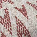 Sanibal Outdoor Pillow, Natural/Clay Red-Accessories-High Fashion Home