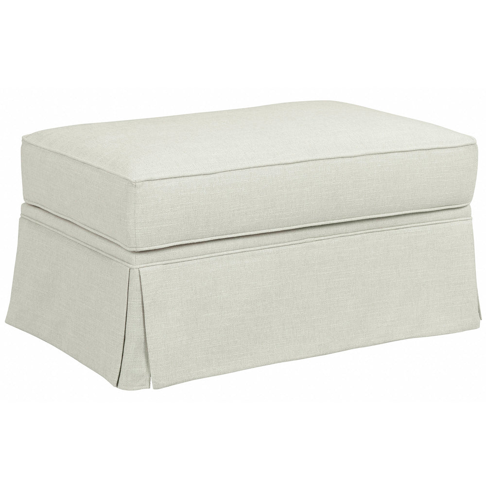 Sanibel Ottoman, Cream-Furniture - Chairs-High Fashion Home