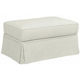 Sanibel Ottoman, Cream-Furniture - Chairs-High Fashion Home