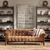 Sansa Sofa, Bronze-Furniture - Sofas-High Fashion Home