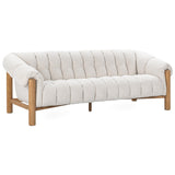 Sansa Sofa, Cream-Furniture - Sofas-High Fashion Home