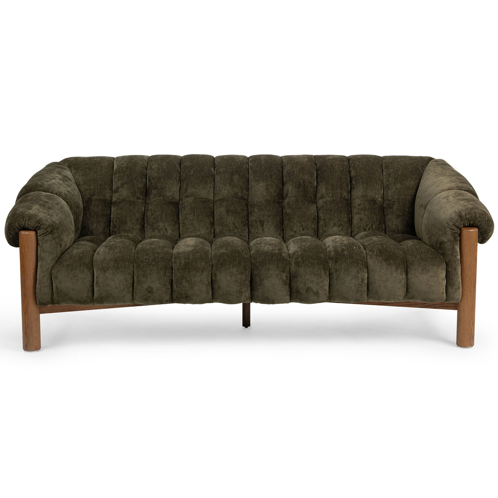 Sansa Sofa, Olive Green-Furniture - Sofas-High Fashion Home