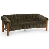 Sansa Sofa, Olive Green-Furniture - Sofas-High Fashion Home