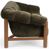 Sansa Sofa, Olive Green-Furniture - Sofas-High Fashion Home