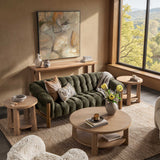 Sansa Sofa, Olive Green-Furniture - Sofas-High Fashion Home