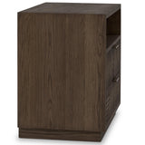 Santa Clara 2 Drawer Nightstand, Toasted Brown-Furniture - Bedroom-High Fashion Home