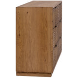 Santa Clara 6 Drawer Dresser, Caramel Brown-Furniture - Bedroom-High Fashion Home