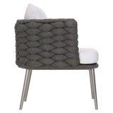 Santa Cruz Outdoor Arm Chair, Cadet Grey