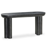 Sante Console Table, Raw Black by Four Hands-Furniture - Accent Tables-High Fashion Home