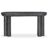 Sante Console Table, Raw Black by Four Hands-Furniture - Accent Tables-High Fashion Home