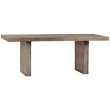 Santino Outdoor Dining Table, Dark Grey-Furniture - Outdoor-High Fashion Home