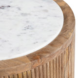 Santorini End Table, Natural-Furniture - Accent Tables-High Fashion Home