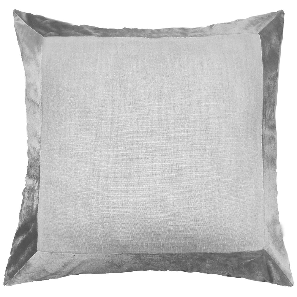 Santorini Euro Sham, Ivory/Grey-Accessories-High Fashion Home