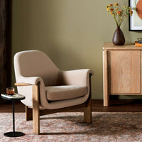 Santoro Chair, Merill Flax-Furniture - Chairs-High Fashion Home