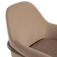 Santoro Chair, Merill Flax-Furniture - Chairs-High Fashion Home
