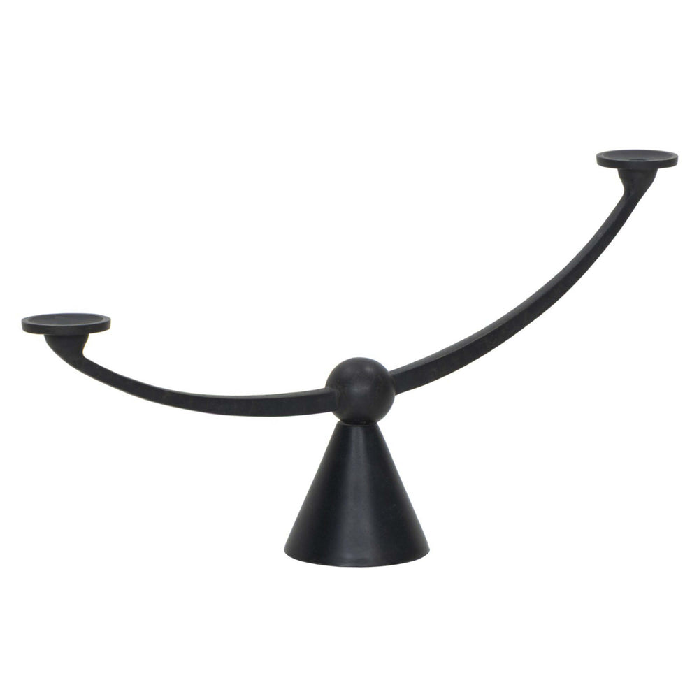 Santu Candle Holder, Black Antique by Four Hands-Accessories-High Fashion Home