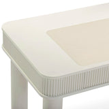 Sarah Executive Work Desk, Cream-Furniture - Office-High Fashion Home