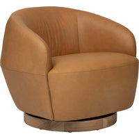 Sarah Leather Chair, Wilmington Tan