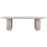 Sarai Dining Table, Light Grey-Furniture - Dining-High Fashion Home