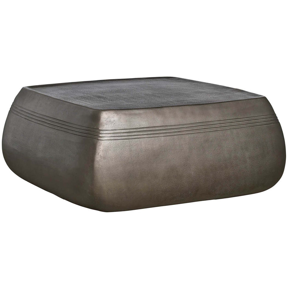 Saratoga Cocktail Table, Light Graphite-Furniture - Accent Tables-High Fashion Home
