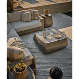 Saratoga Cocktail Table, Light Graphite-Furniture - Accent Tables-High Fashion Home
