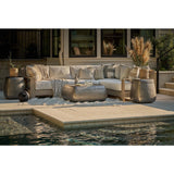 Saratoga Cocktail Table, Light Graphite-Furniture - Accent Tables-High Fashion Home