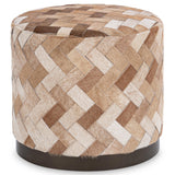 Sasha Accent Stool, Canyon Dust-Furniture - Chairs-High Fashion Home