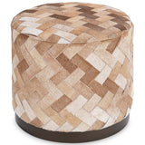 Sasha Accent Stool, Canyon Dust-Furniture - Chairs-High Fashion Home