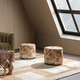 Sasha Accent Stool, Canyon Dust-Furniture - Chairs-High Fashion Home