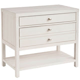 Saugatuck Nightstand, White Sand-Furniture - Bedroom-High Fashion Home