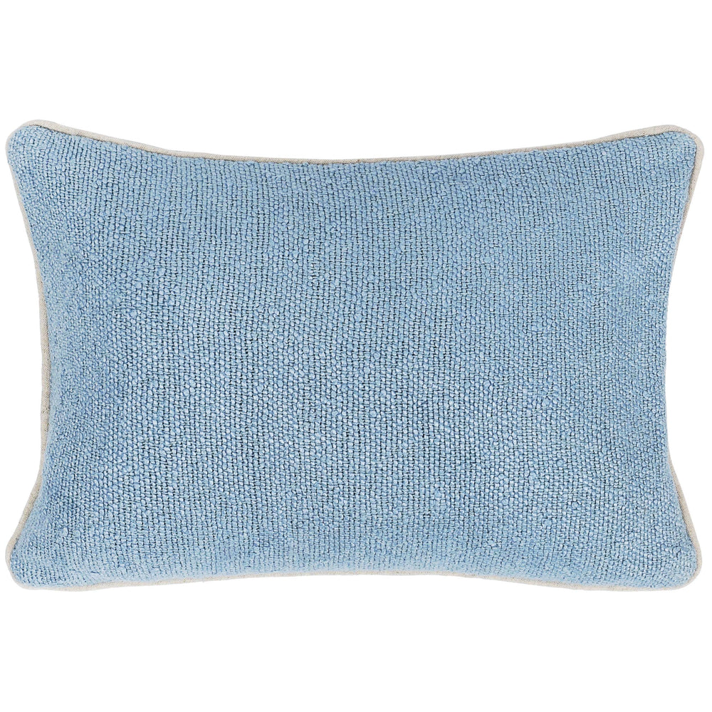 Sava Lumbar Pillow, Capri Blue-Accessories-High Fashion Home