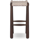 Savio Outdoor Bar & Counter Stool, Vintage White by Amber Lewis x Four Hands-Furniture - Outdoor-High Fashion Home