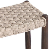 Savio Outdoor Bar & Counter Stool, Vintage White by Amber Lewis x Four Hands-Furniture - Outdoor-High Fashion Home