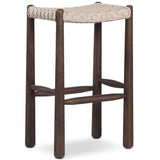 Savio Outdoor Bar & Counter Stool, Vintage White by Amber Lewis x Four Hands-Furniture - Outdoor-High Fashion Home