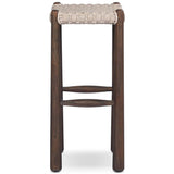 Savio Outdoor Bar & Counter Stool, Vintage White by Amber Lewis x Four Hands-Furniture - Outdoor-High Fashion Home