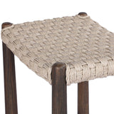 Savio Outdoor Bar & Counter Stool, Vintage White by Amber Lewis x Four Hands-Furniture - Outdoor-High Fashion Home