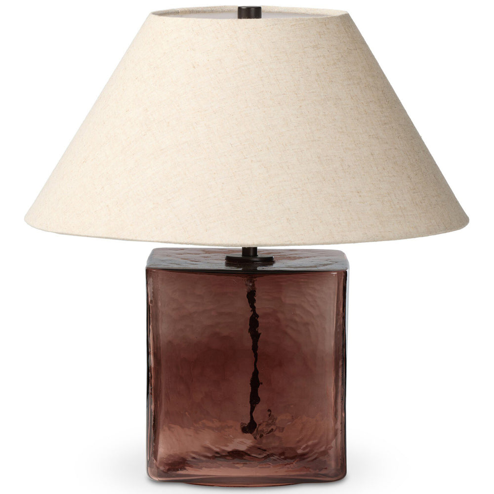 Saylor Table Lamp, Brown Cast Glass by Four Hands-Lighting-High Fashion Home