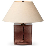 Saylor Table Lamp, Brown Cast Glass by Four Hands-Lighting-High Fashion Home